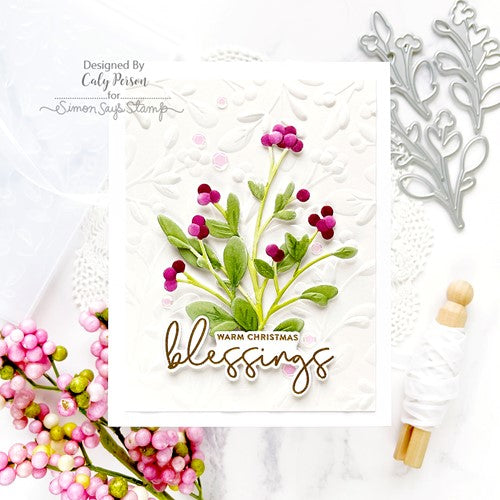 Simon Says Stamp! Simon Says Stamps and Dies CHRISTMAS BLESSINGS set548cb Stamptember | color-code:ALT1