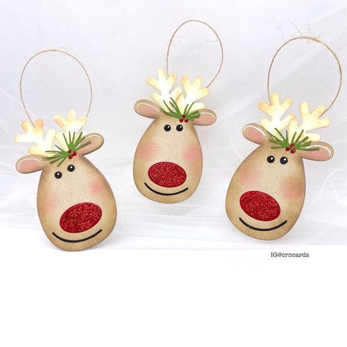 Simon Says Stamp! Simon Says Stamp Die and Stencil REINDEER PARTS set586rp Holiday Sparkle