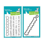 Simon Says Stamp! Lawn Fawn SET SIMPLY CELEBRATE HEARTS Clear Stamps and Dies lfsch