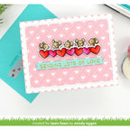 Simon Says Stamp! Lawn Fawn SET SIMPLY CELEBRATE HEARTS Clear Stamps and Dies lfsch | color-code:ALT3