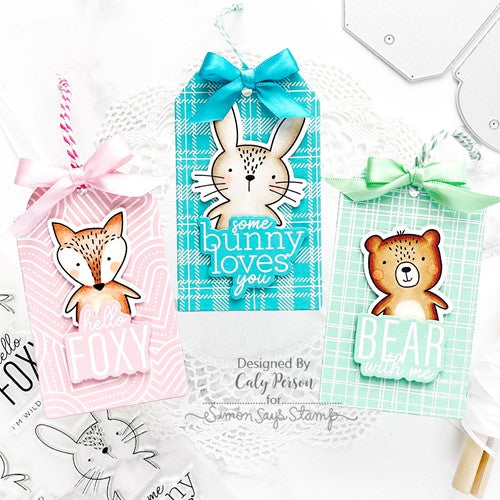 Simon Says Stamp! CZ Design Stamps and Dies WILD LOVE set594wl Hugs | color-code:ALT0