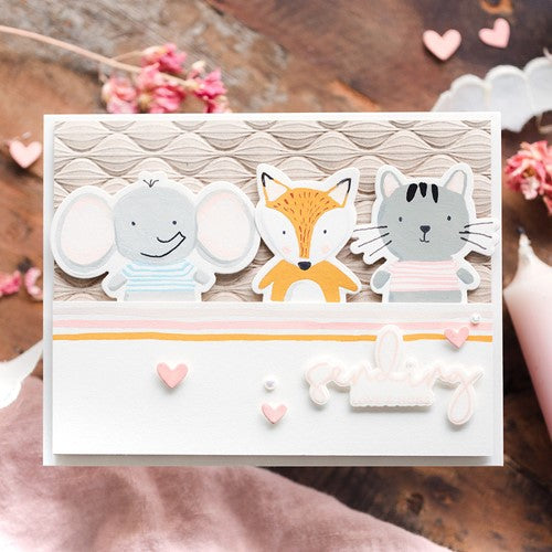 Simon Says Stamp! CZ Design Stamps and Dies WILD LOVE set594wl Hugs | color-code:ALT3