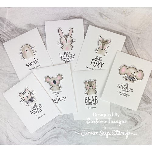 Simon Says Stamp! CZ Design Stamps and Dies WILD LOVE set594wl Hugs | color-code:ALT5
