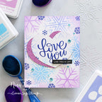 Simon Says Stamp! RESERVE Simon Says Stamps and Dies FROM THE HEART MESSAGES set599fh Kisses