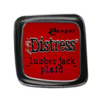 Tim Holtz Distress Enamel Pin Lumberjack Plaid Ranger tdz82439 Alternate Image