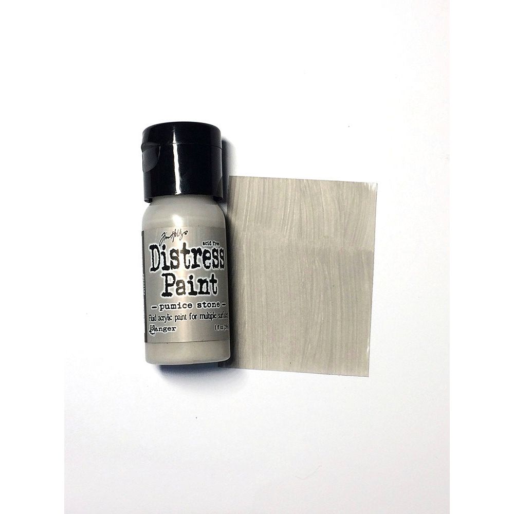 Tim Holtz Flip Top Distress Paint Pumice Stone Ranger TDF53194 Color Swatch