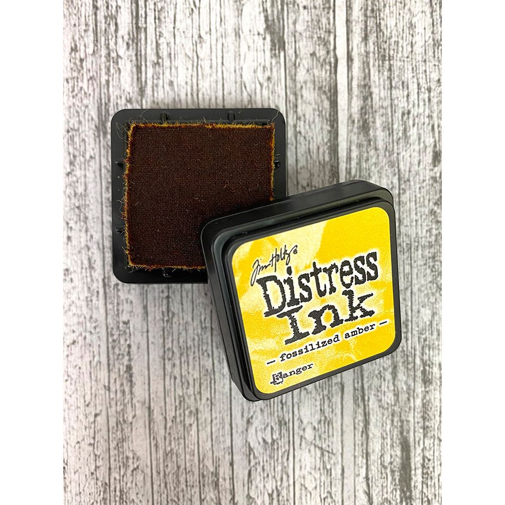 Tim Holtz Distress Mini Ink Pad Fossilized Amber Ranger TDP46783 Secondary Image
