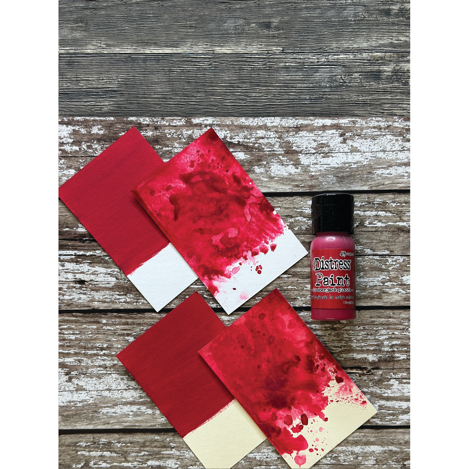 Tim Holtz Flip Top Distress Paint Lumberjack Plaid Ranger tdf82392 Secondary Image