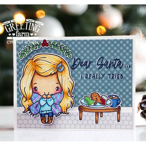 The Greeting Farm Holiday Anya 11 Clear Stamps I Really Tried | color-code:ALT02