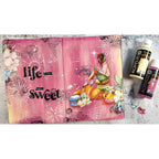 Stamperia Create Happiness Oh La La Labels Clear Stamps wtk175 journal | color-code:ALT02