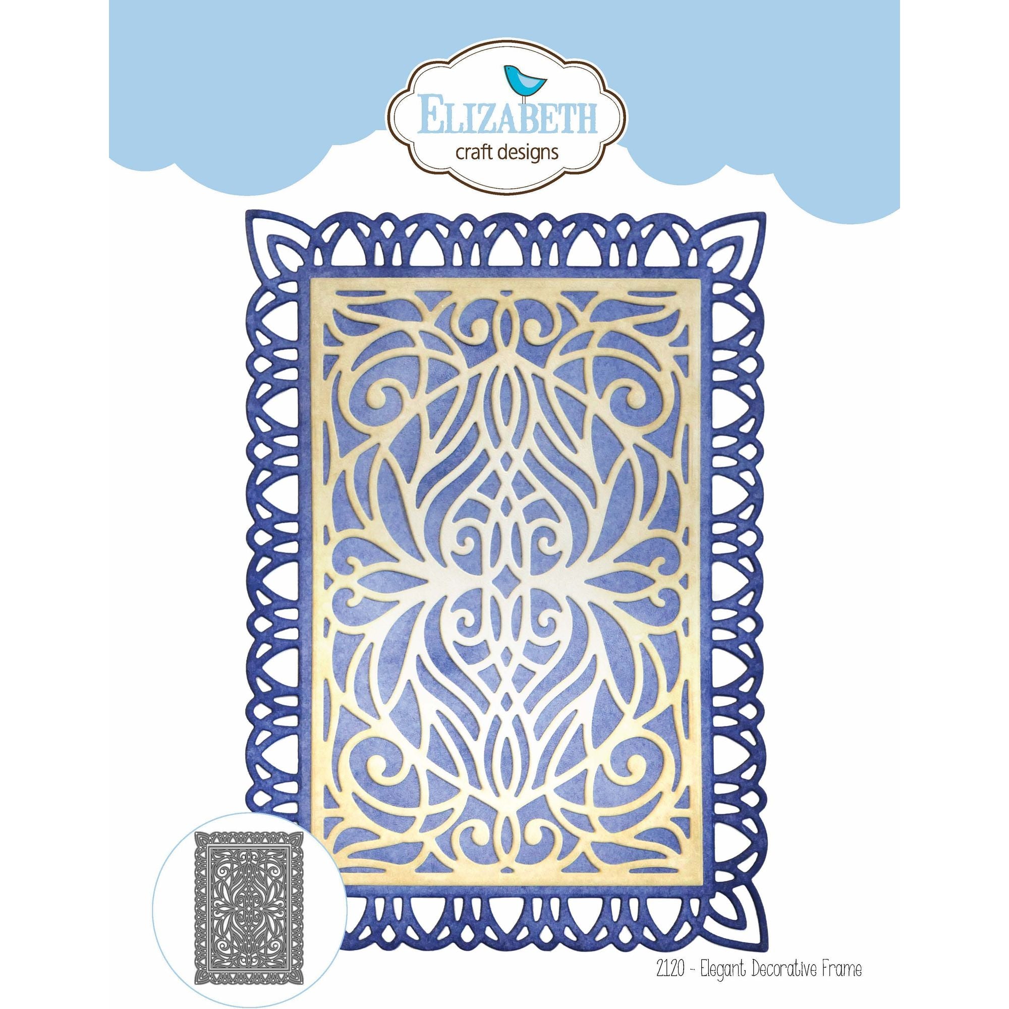 Elizabeth Craft Designs Elegant Decorative Frame Dies 2120