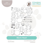 Simon Says Clear Stamps Warm Heart 2121ssc