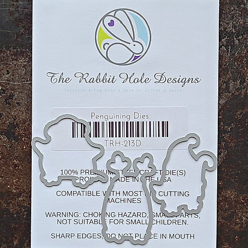 The Rabbit Hole Designs Penguining Dies TRH-213D