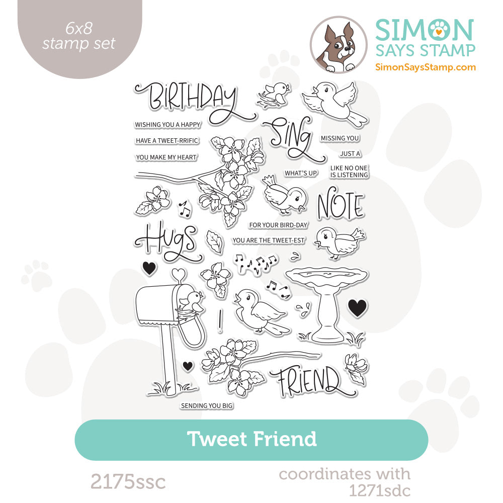 Simon Says Clear Stamps Tweet Friend 2175ssc
