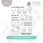 Simon Says Clear Stamps Coffee With Friends 2219ssc Every Happiness