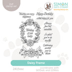 Simon Says Clear Stamps Daisy Frame 2415ssc Every Happiness