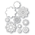 Poppy Stamps Nordic Flower Heads Dies 2603