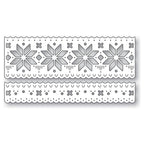 Poppy Stamps Nordic Wintertide Border Set Dies 2633