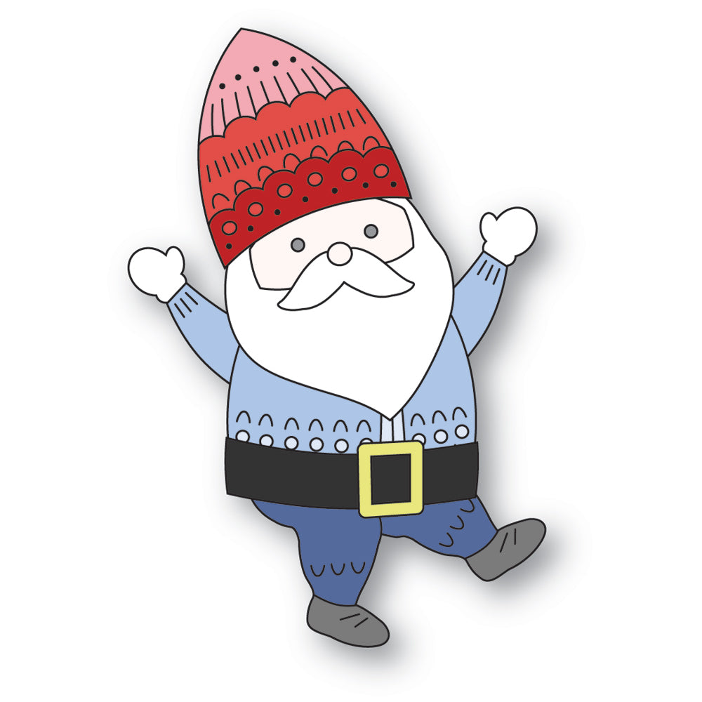 Poppy Stamps Nordic Dancing Gnome Dies 2644