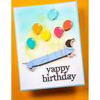 Poppy Stamps Yappy Birthday Die 2734