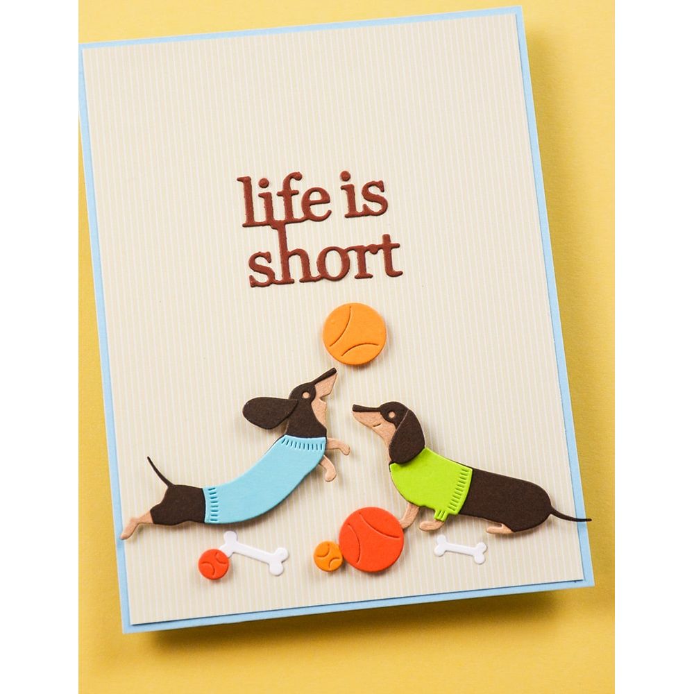 Poppy Stamps Life is Short Dies 2735