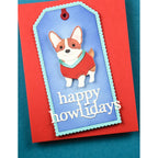Poppy Stamps Scalloped Pinpoint Tags Dies 2740