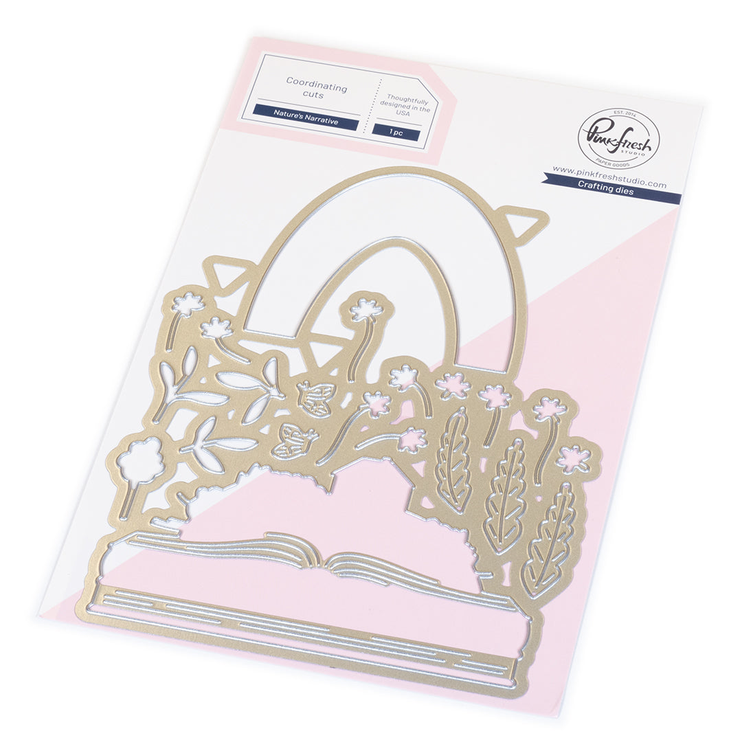Pinkfresh Studio Nature's Narrative Die And Stencils Bundle