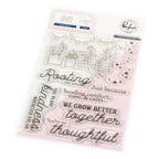Pinkfresh Studio Flower Market Stamps Dies And Stencils Bundle