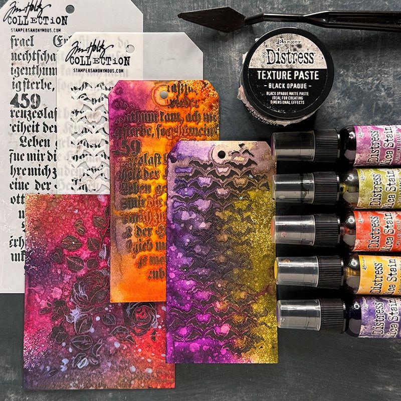Tim Holtz Distress Holly Branch Mica Stain Ranger tags | color-code:ALT03