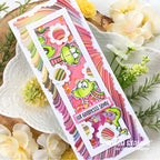 Whimsy Stamps Sassy Snakes Clear Stamps dp1030a slimline