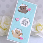 SES-051 Spellbinders Tiny Dots Embossing Folder beary special