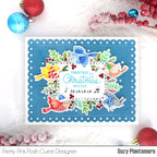Pretty Pink Posh Eyelet Rectangles Dies christmas wishes