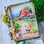 Whimsy Stamps Country Farm 6x6 Paper Pack wsdp02a bow