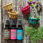 Tim Holtz Distress Spray Stain Peacock Feathers Ranger TSS42372 Mini Easter Baskets | color-code:ALT95