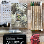 Tim Holtz Distress Watercolor Pencils 75 Bundle Ranger Coffee Cup Design | color-code:ALT03