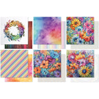 Paper Rose Rainbow Twirl 12x12 Paper 30429 page view