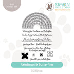 Simon Says Clear Stamps Rainbows and Butterflies 3059ssc Sunny Vibes