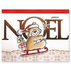 Penny Black Immense Noel Thin Metal Creative Die 51-802 christmas bear