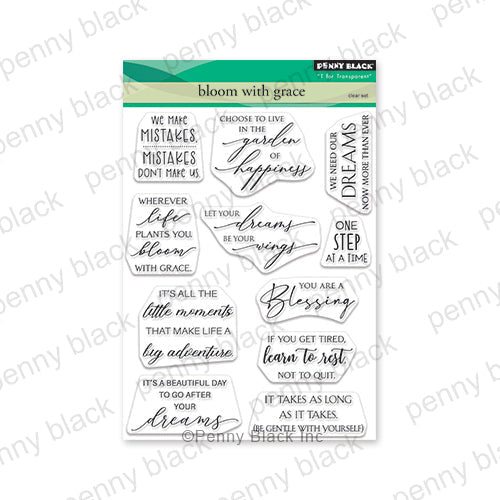 Penny Black Clear Stamps Bloom with Grace 31-041