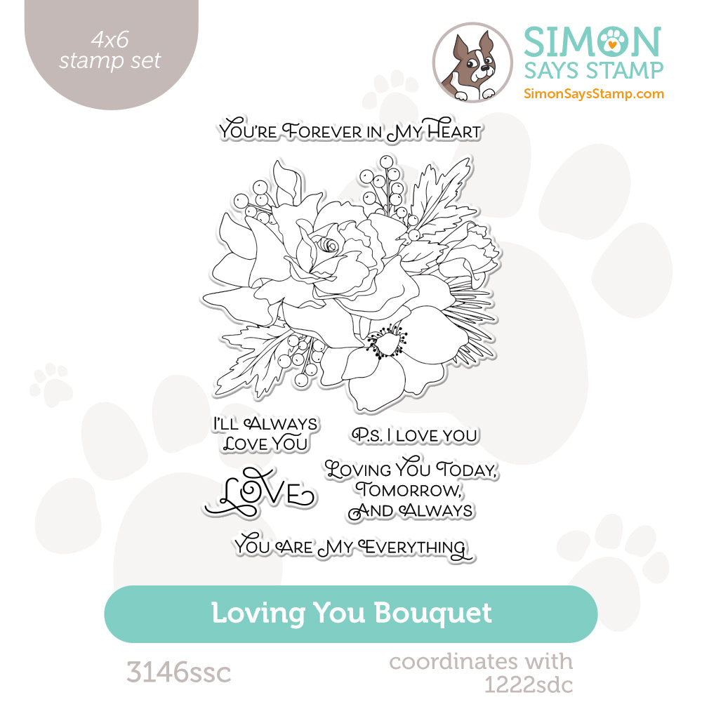 Simon Says Clear Stamps Loving You 3146ssc Heart to Heart