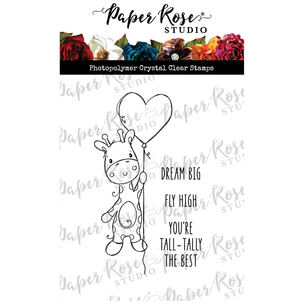 Paper Rose Giraffe Clear Stamps 31797