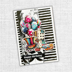 Paper Rose Inky Splash 6x6 Paper 31920 happy birthday
