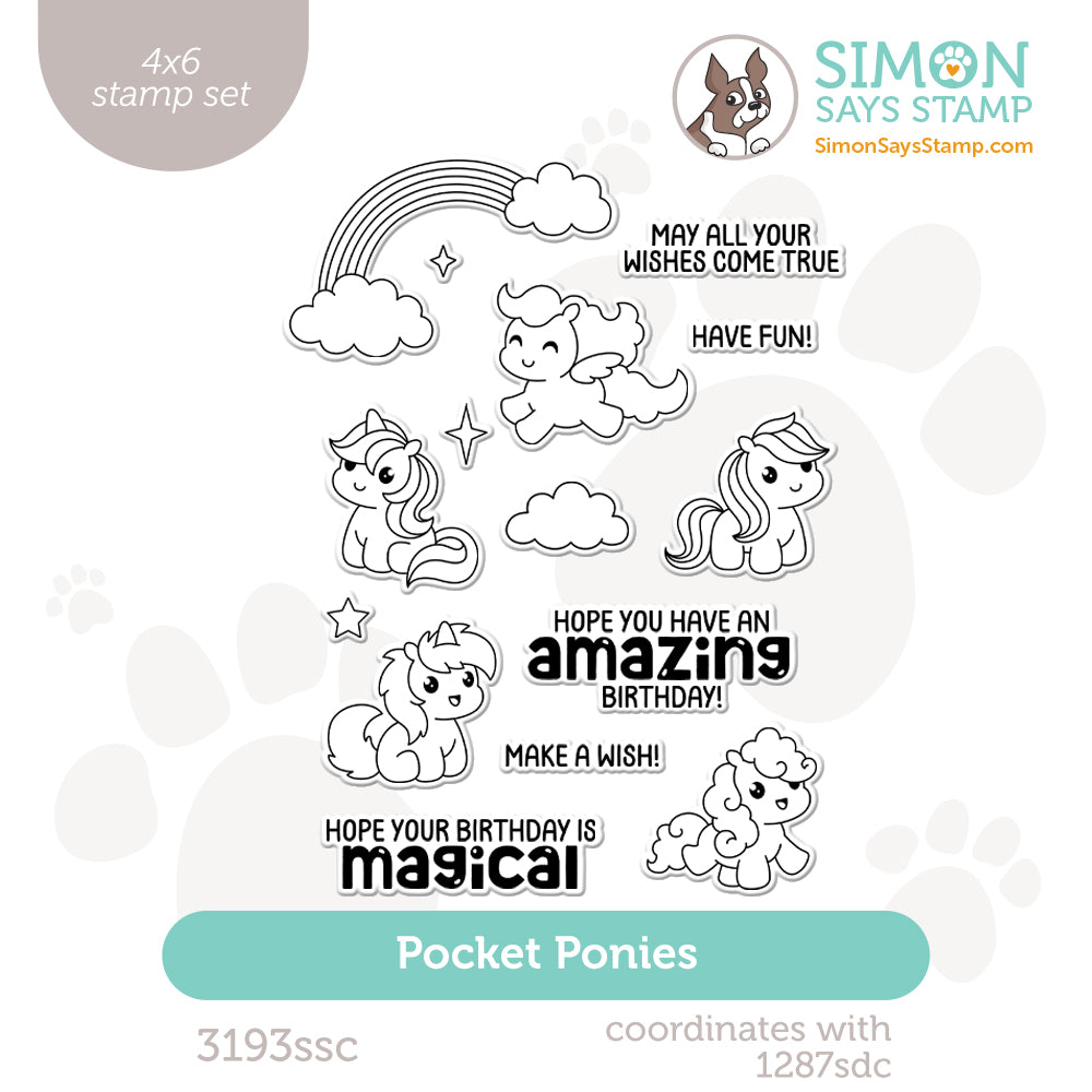 Simon Says Clear Stamps Pocket Ponies 3193ssc Friend Like You