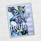 Paper Rose Botanical Blooms 6x6 Paper 32052 hello