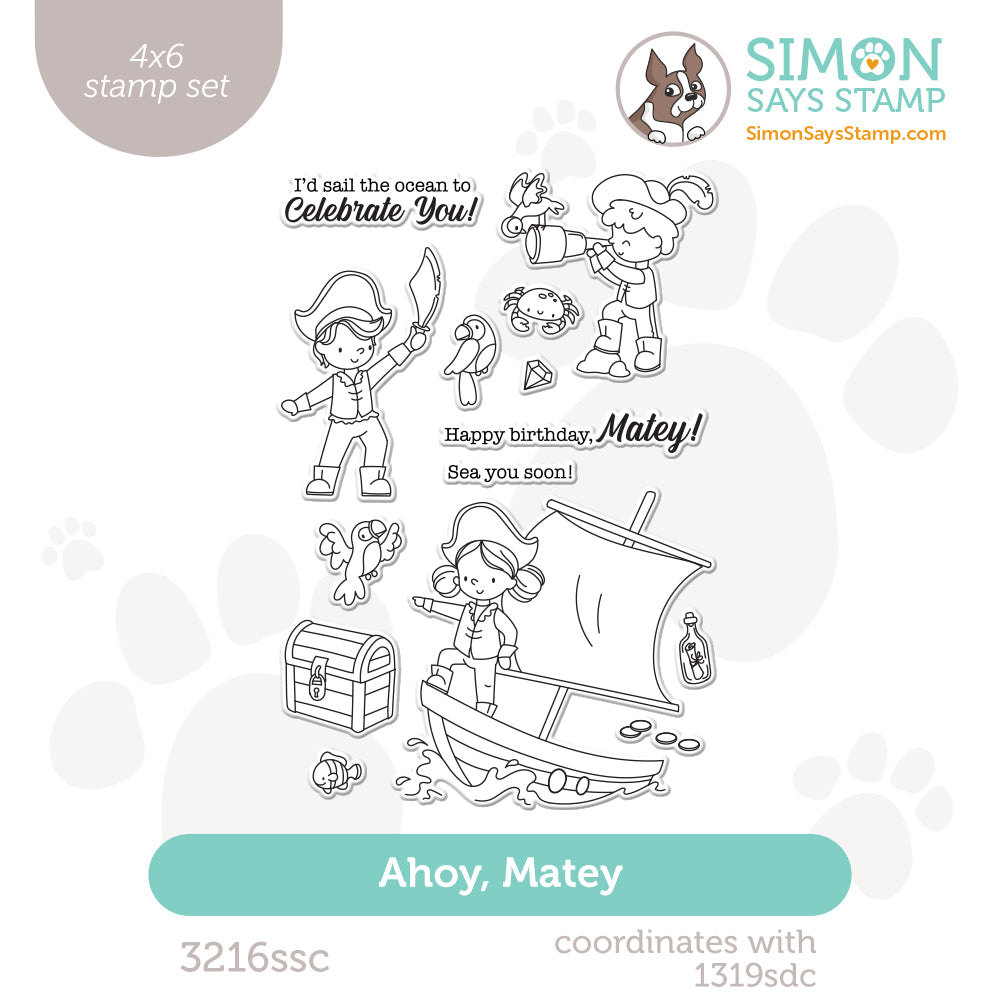 Simon Says Clear Stamps Ahoy Matey 3216ssc Friend Like You
