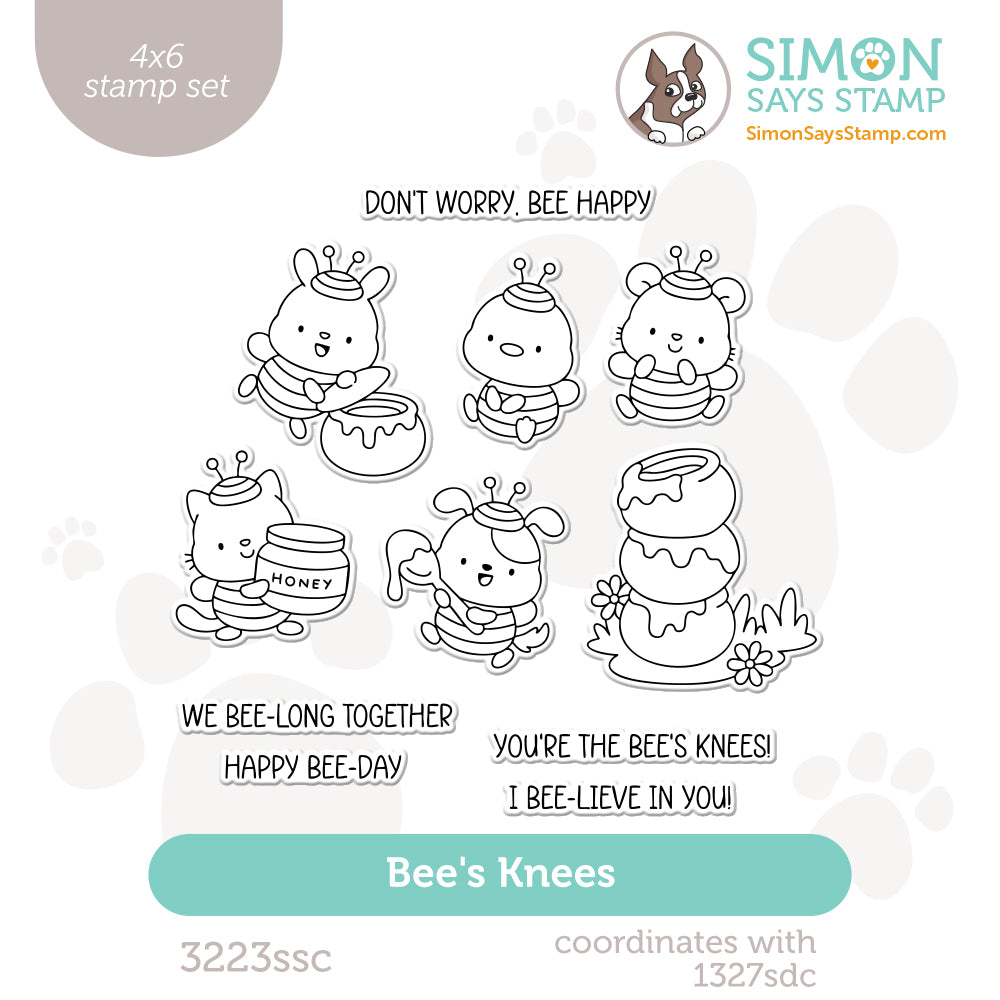 Simon Says Clear Stamps Bee's Knees 3223ssc Every Happiness