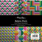 Paper Rose Retro Foil 6x6 Paper 32529