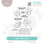 Simon Says Clear Stamps Nuts About You 3257ssc STAMPtember