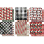Paper Rose Jolly Holidays Basics 12x12 Paper 32595 sheets