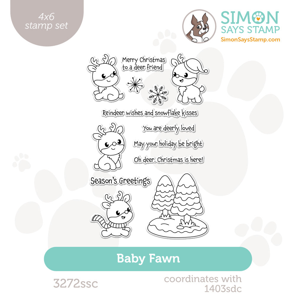 Simon Says Clear Stamps Baby Fawn 3272ssc And Everything Nice